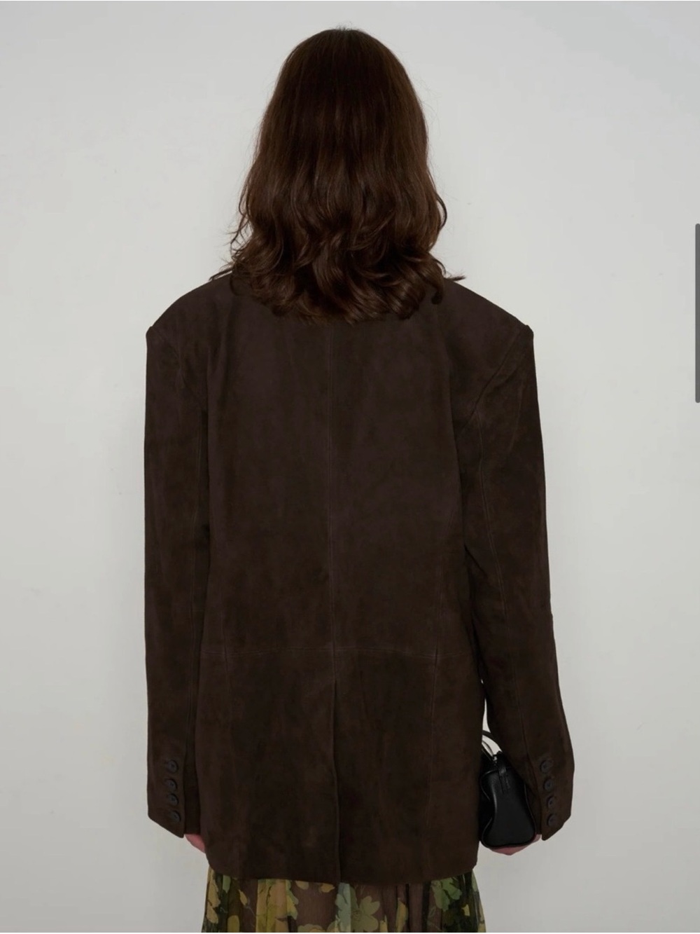 Reformation Veda Oversized Leon Oversized Brown Suede Blazer NWT Size Medium - Picture 3 of 6